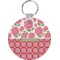 Roses Round Keychain (Personalized)