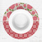 Roses Round Linen Placemats - LIFESTYLE (single)
