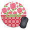 Roses Round Mouse Pad