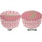 Roses Round Pouf Ottoman (Top and Bottom)