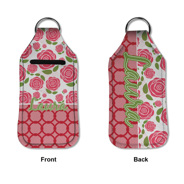 Roses Sanitizer Holder Keychain - Large APPROVAL (Flat)