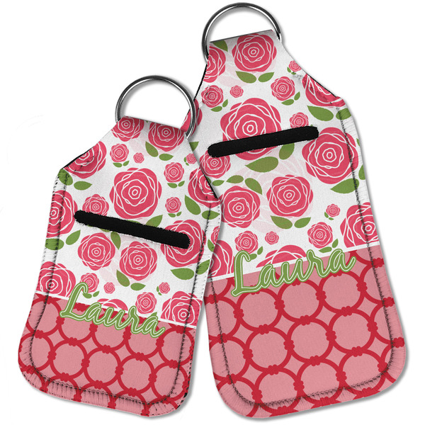 Roses Sanitizer Holder Keychain - Parent Main