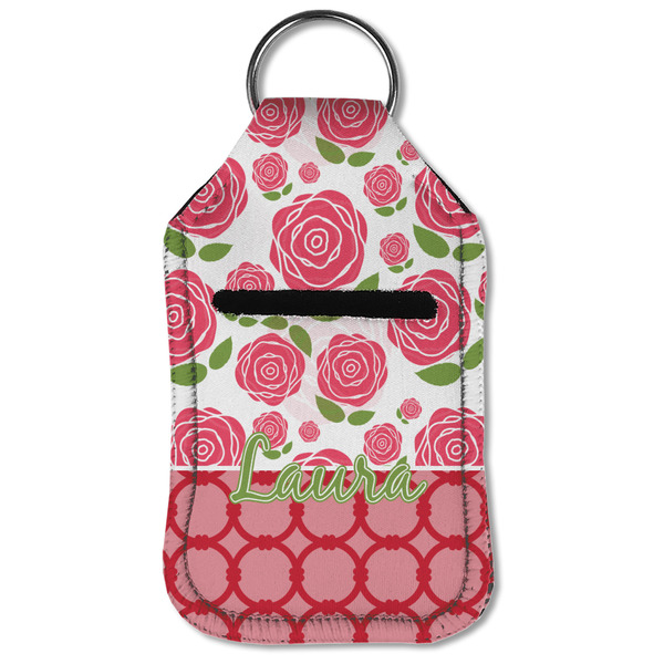 Roses Sanitizer Holder Keychain - Small (Front Flat)