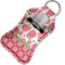 Roses Sanitizer Holder Keychain - Small in Case