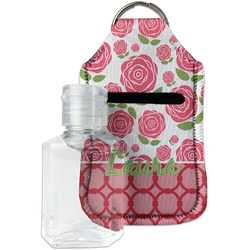 Roses Hand Sanitizer & Keychain Holder - Small (Personalized)