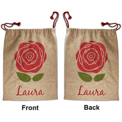 Roses Santa Sack - Front & Back (Personalized)