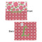 Roses Security Blanket - Front & Back View