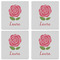 Roses Set of 4 Sandstone Coasters - See All 4 View