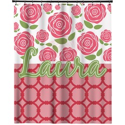 Roses Extra Long Shower Curtain - 70"x84" (Personalized)