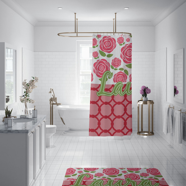 Roses Shower Curtain - Custom Size