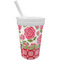 Roses Sippy Cup with Straw (Personalized)