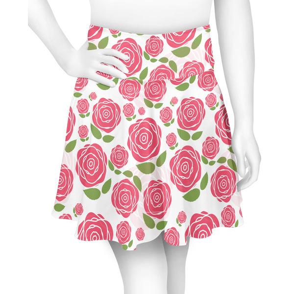 Custom Roses Skater Skirt - Medium