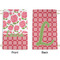 Roses Small Laundry Bag - Front & Back View