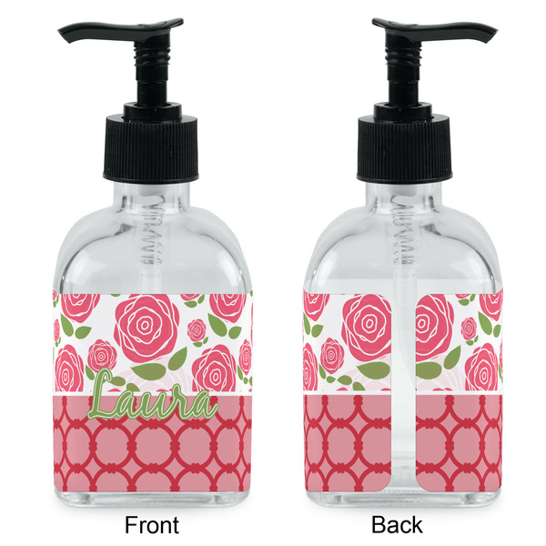 Roses Glass Soap/Lotion Dispenser - Approval