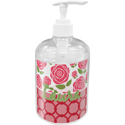 Roses Acrylic Soap & Lotion Bottle (Personalized)