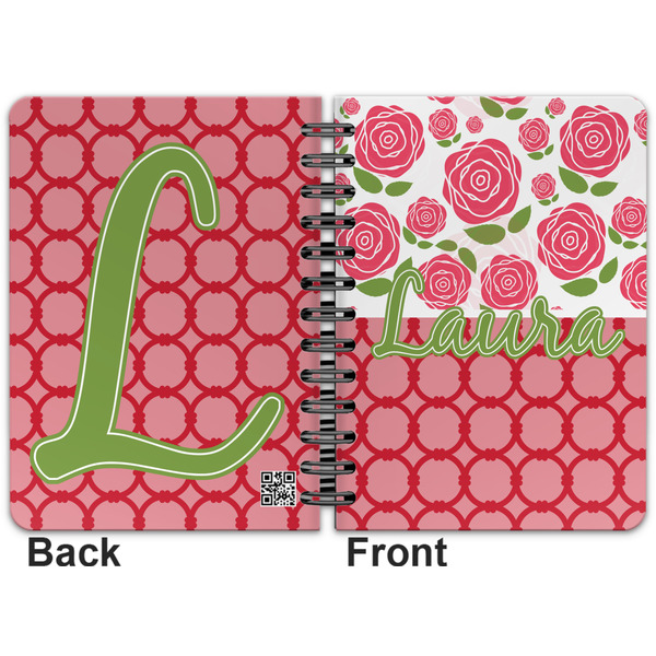 Roses Spiral Journal 5 x 7 - Apvl