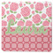 Roses Square Rubber Backed Coaster (Personalized)