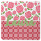 Roses Square Rubber Backed Coaster (Personalized)