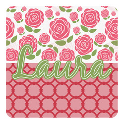 Roses Square Decal - XLarge (Personalized)