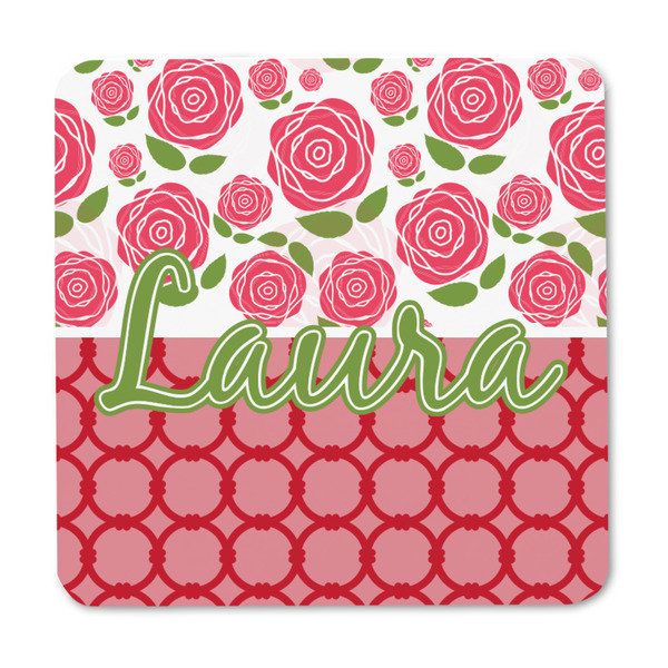 Roses Square Fridge Magnet - FRONT