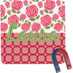 Roses Square Fridge Magnet (Personalized)