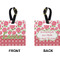 Roses Square Luggage Tag (Front + Back)