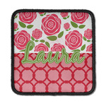 Roses Iron On Square Patch w/ Name or Text
