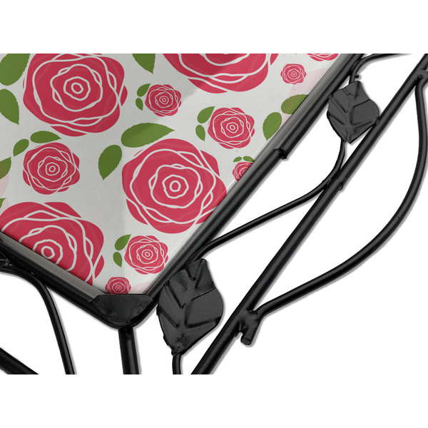 Roses Square Trivet - Detail