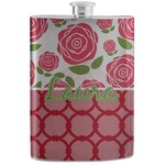 Roses Stainless Steel Flask (Personalized)