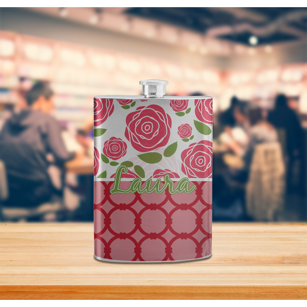 Roses Stainless Steel Flask - LIFESTYLE 2