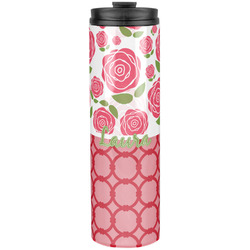 Roses Stainless Steel Skinny Tumbler - 20 oz (Personalized)