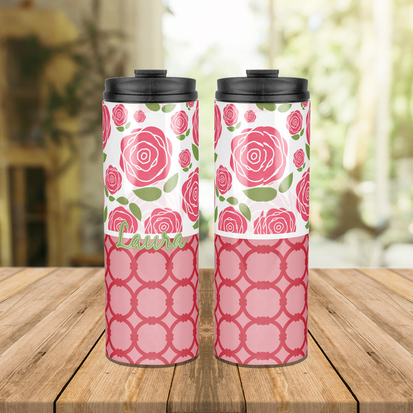 Roses Stainless Steel Tumbler - Lifestyle