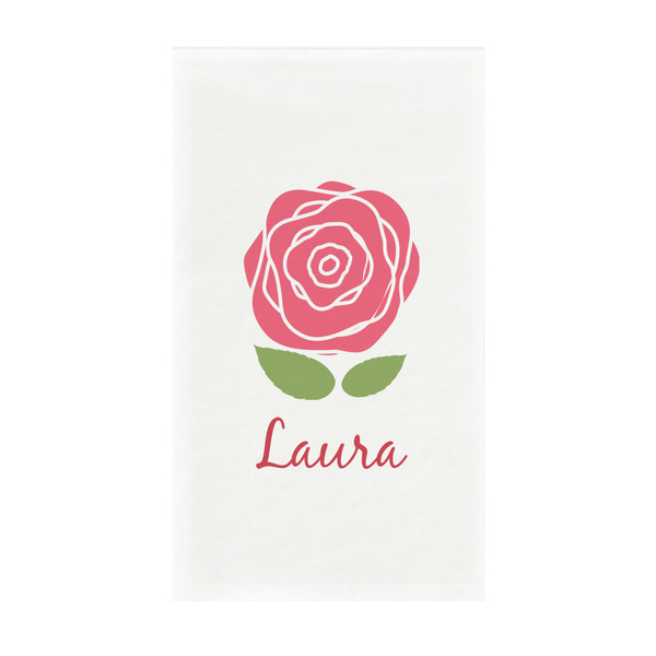 Custom Roses Guest Paper Towels - Full Color - Standard (Personalized)