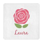 Roses Decorative Paper Napkins (Personalized)