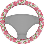 Roses Steering Wheel Cover
