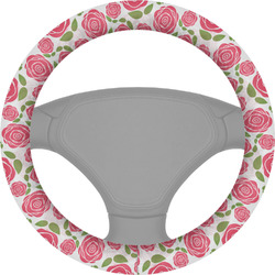 Roses Steering Wheel Cover (Personalized)