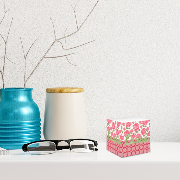 Roses Sticky Note Cube - LIFESTYLE