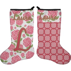 Roses Holiday Stocking - Double-Sided - Neoprene (Personalized)