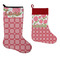 Roses Stockings - Side by Side compare