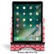 Roses Stylized Tablet Stand - Front with ipad
