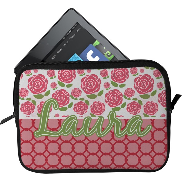 Custom Roses Tablet Case / Sleeve - Small (Personalized)