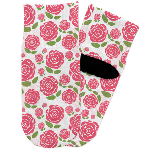 Custom Roses Toddler Ankle Socks