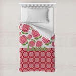 Roses Toddler Duvet Cover w/ Name or Text