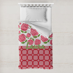 Roses Toddler Duvet Cover w/ Name or Text