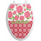 Roses Toilet Seat Decal Elongated