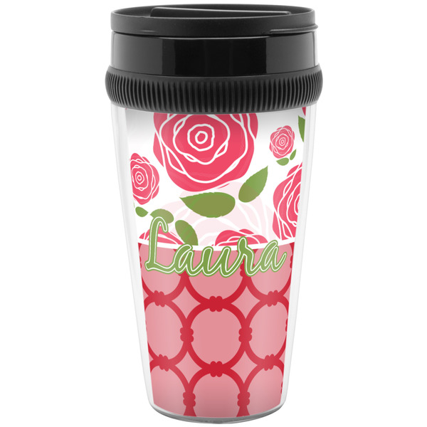 Custom Roses Acrylic Travel Mug without Handle (Personalized)