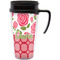 Roses Travel Mug with Black Handle - Front
