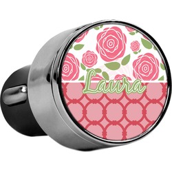 Roses USB Car Charger (Personalized)