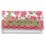 Roses Vinyl Checkbook Cover (Personalized)