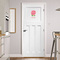Roses Wall Graphic on Door